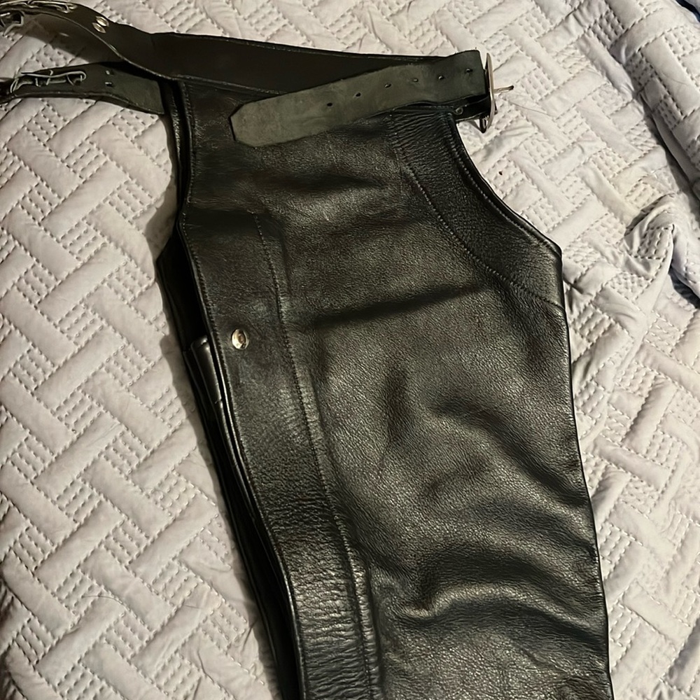 R2) Leather Chaps